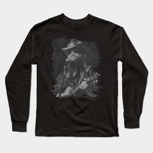 Chris stapleton // Retro Poster Long Sleeve T-Shirt